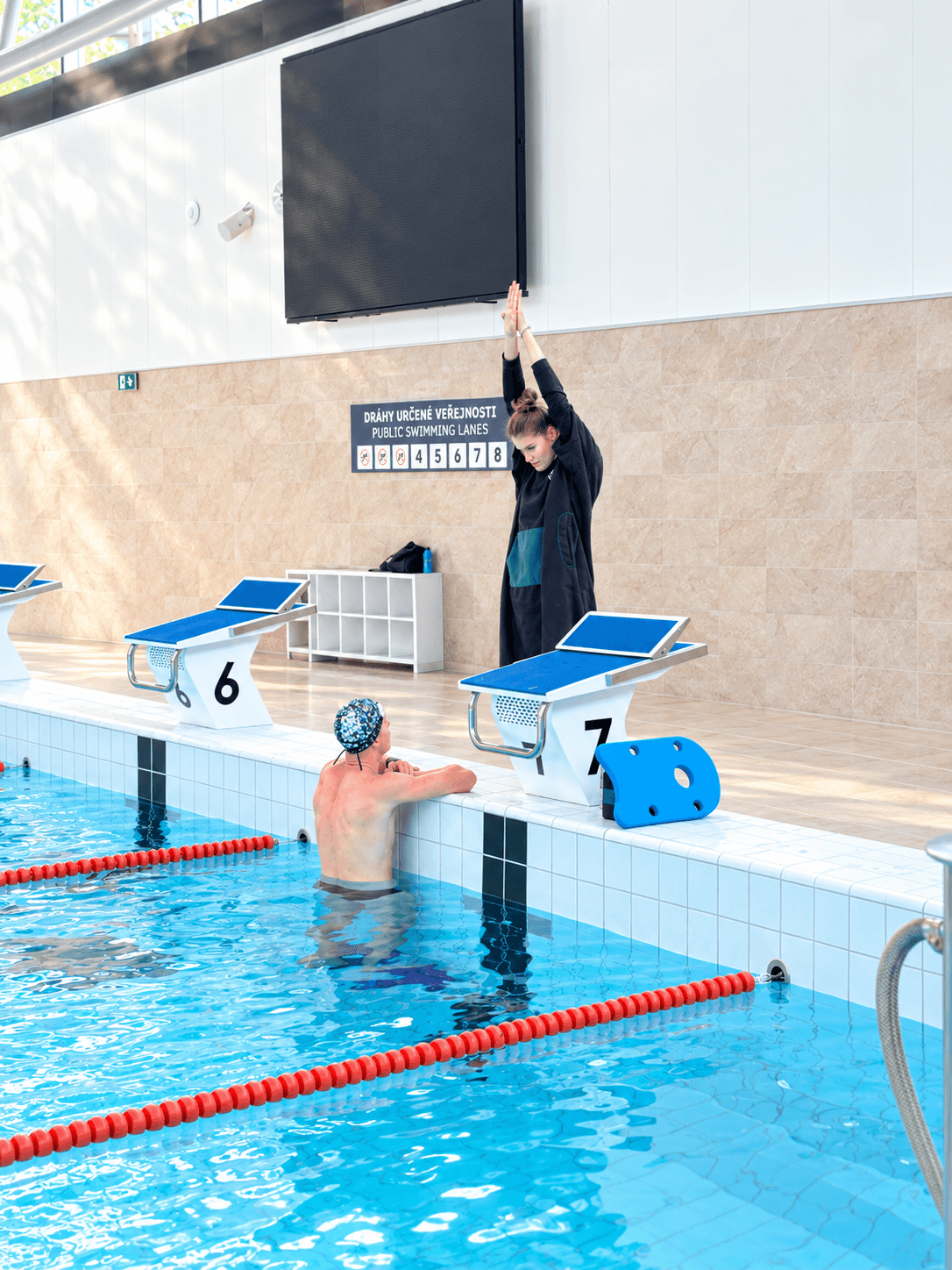 Tréninková lekce plavání SWIMELO